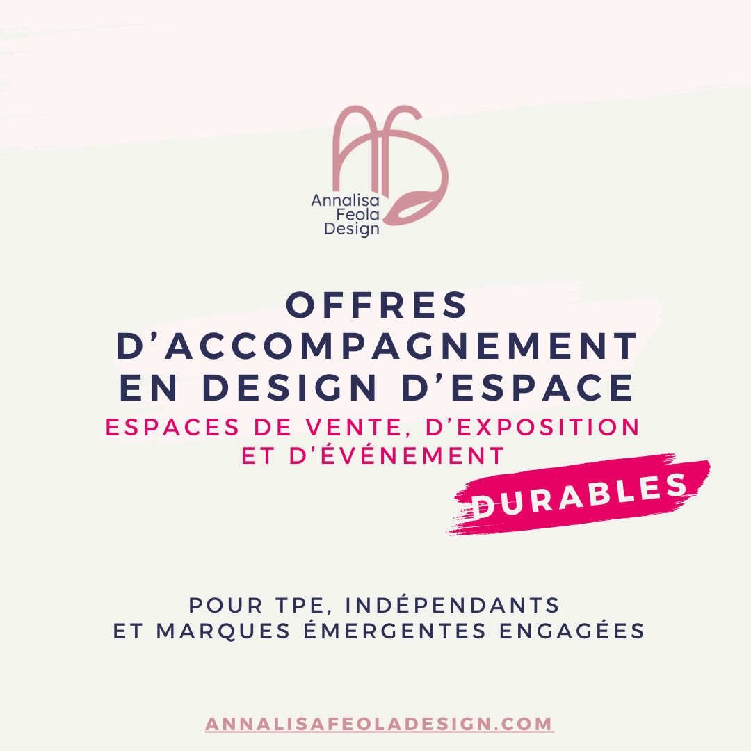 offres d'accompagnement en design d'espaces durables