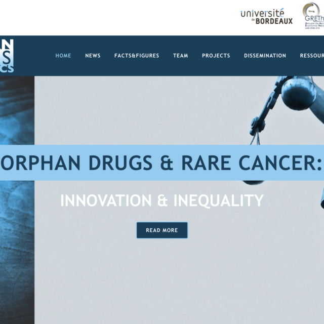 orphan drugs economics conception site internet