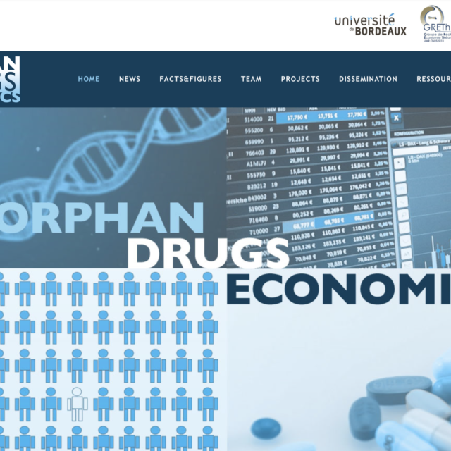 orphan drugs economics conception site internet